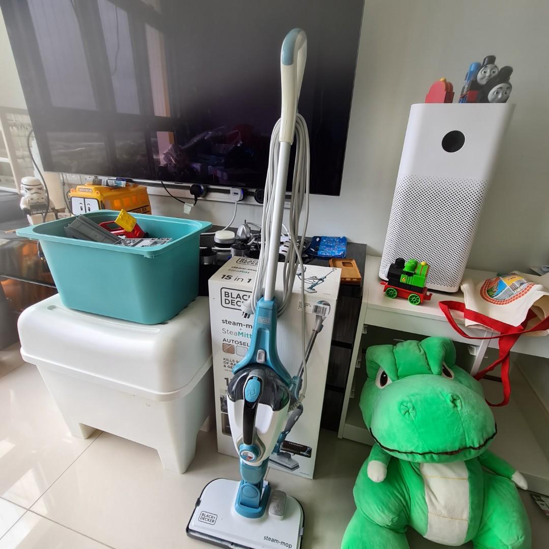 Black Decker Steam Mop, Tv & Home Appliances, Vacuum Cleaner & Housekeeping  On Carousell