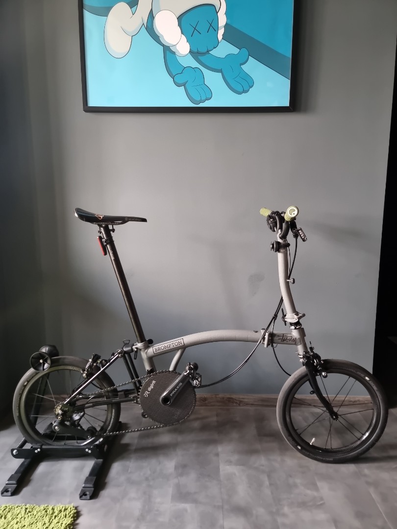 Brompton P line storm grey M4LX, Sports Equipment, Bicycles & Parts,  Bicycles on Carousell