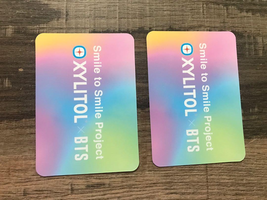 BTS V TAEHYUNG XYLITOL PHOTOCARD, Hobbies & Toys, Memorabilia