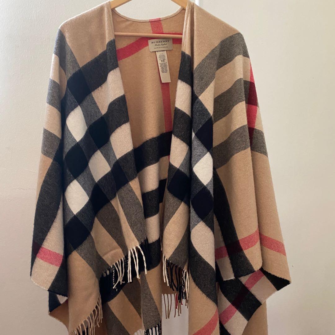 Burberry sales shawl cape