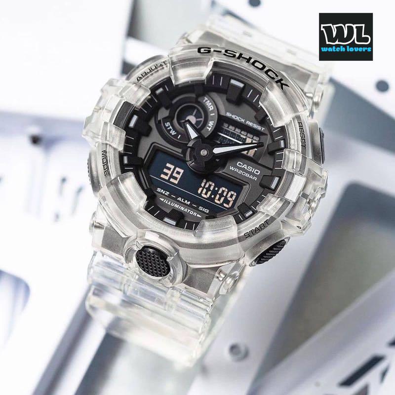 Casio G Shock Transparent Pack Series GA 700SKE 7A Men s Fashion