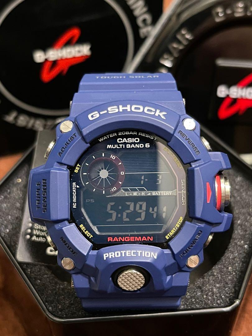 G shock rangeman navy blue store