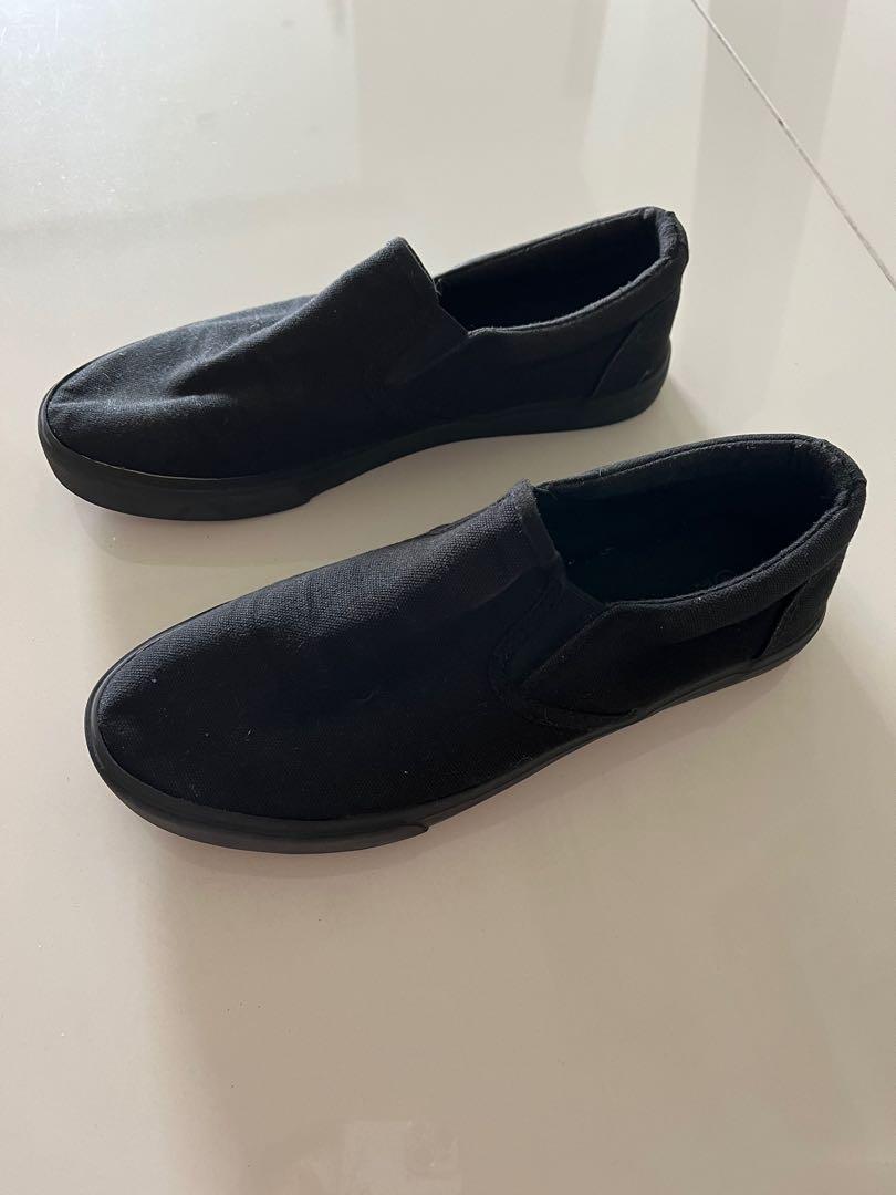 Black online cotton shoes