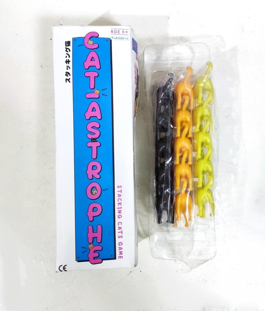CatAstrophe Stacking Cats Game, Hobbies & Toys, Toys & Games on Carousell