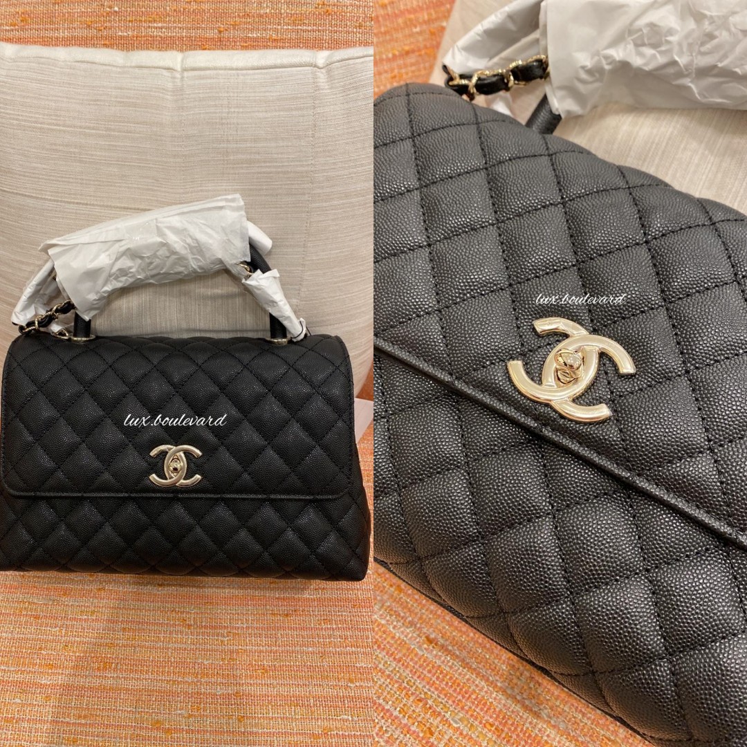 Chanel Medium Coco Handle, Luxury, Bags & Wallets on Carousell