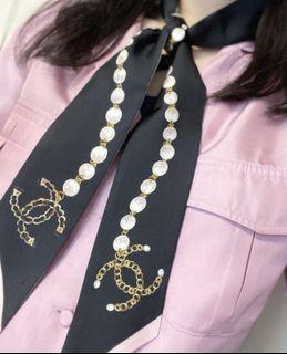💕22A Chanel Twilly Silk Pearls
