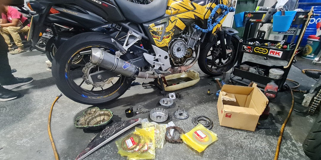 Clutch plate replacement, Motorcycles, Motorcycle Accessories on Carousell