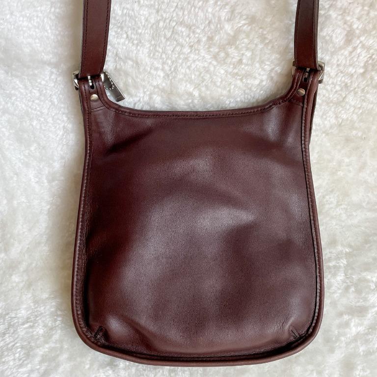 Coach Mini Hippie Crossbody Bag, Coach 9135, Vintage Coach Slim Legacy Hippie Flap Saddle