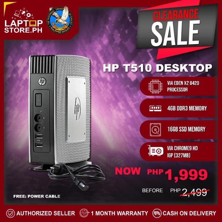 Computer Mini Desktop Package CPU HP Thin Client T510, T610 ,t620 ❤ (Category: Desktops) located in Quezon City. Submitted by laptopstore.ph (Listing ID 1173771765, Image 1). Description: WHOLESALE/RETAIL Computer Mini Desktop Package CPU HP Thin Client T510, T610 ,t620 ❤ ☑ Cash On Delivery ( COD ) ☑ Cash On Pick-Up ( COP ) ☑ Shopee/Lazada ( COD) ☑ INSTALLMENT ( SHOPEE/LAZADA) NOTE: Not Fake!!!! 💻 Computer Mini Desktop Package CPU HP Thin Client