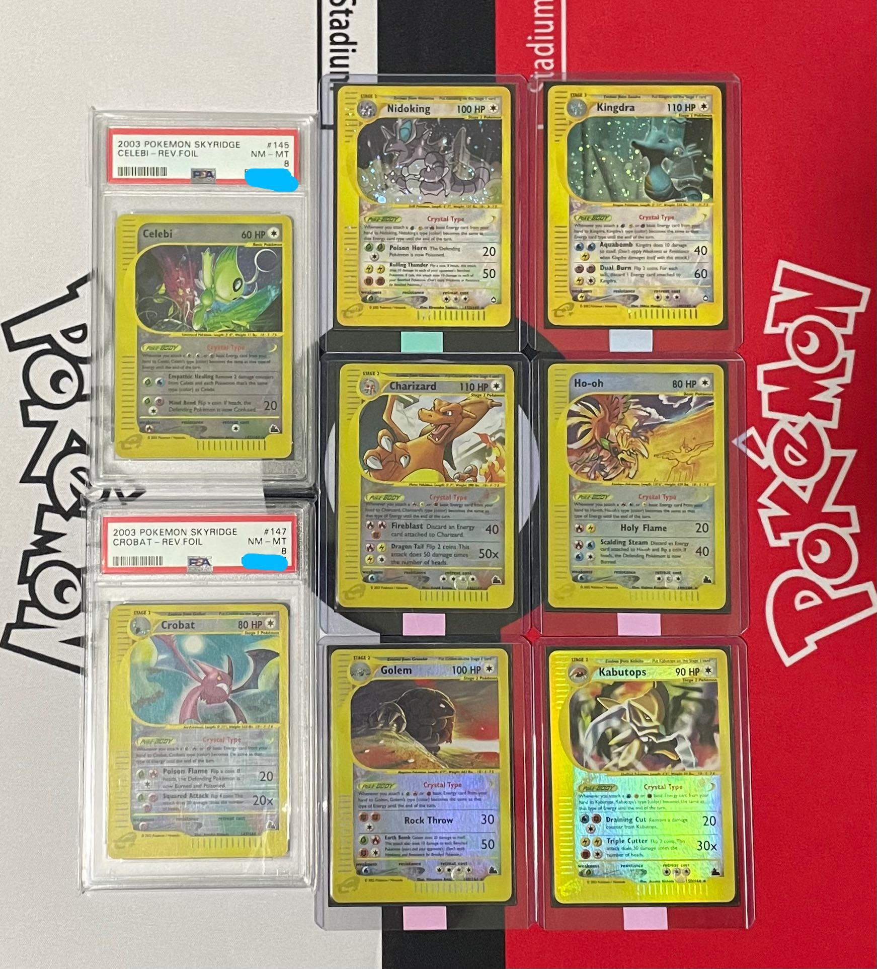 pokemon crystal card collection Pokemon Japan Crystal Charizard Sleeves – GoldenFishGames