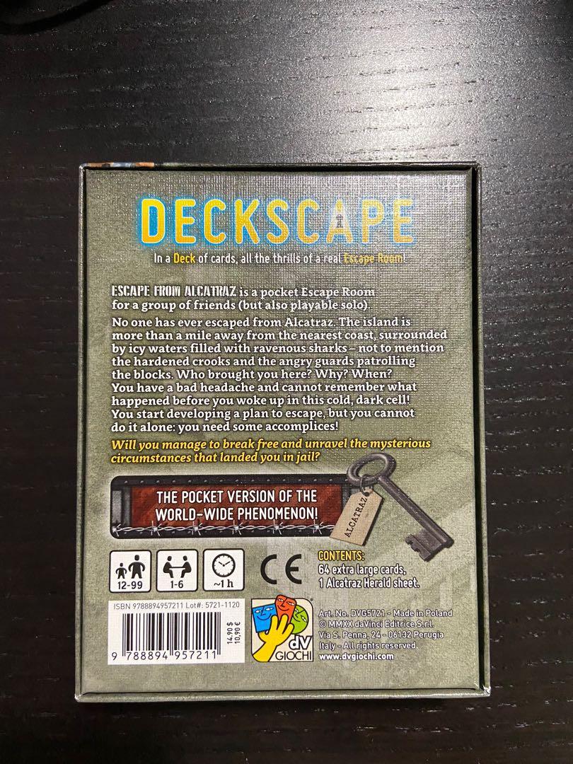 Deckscape Escape From Alcatraz Hobbies And Toys Toys And Games On Carousell 8716