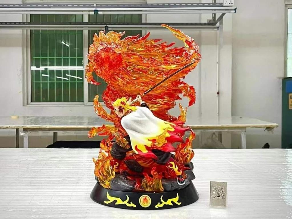 Demon Slayer GK Magic Cube Studio Rengoku Statue, Hobbies & Toys ...