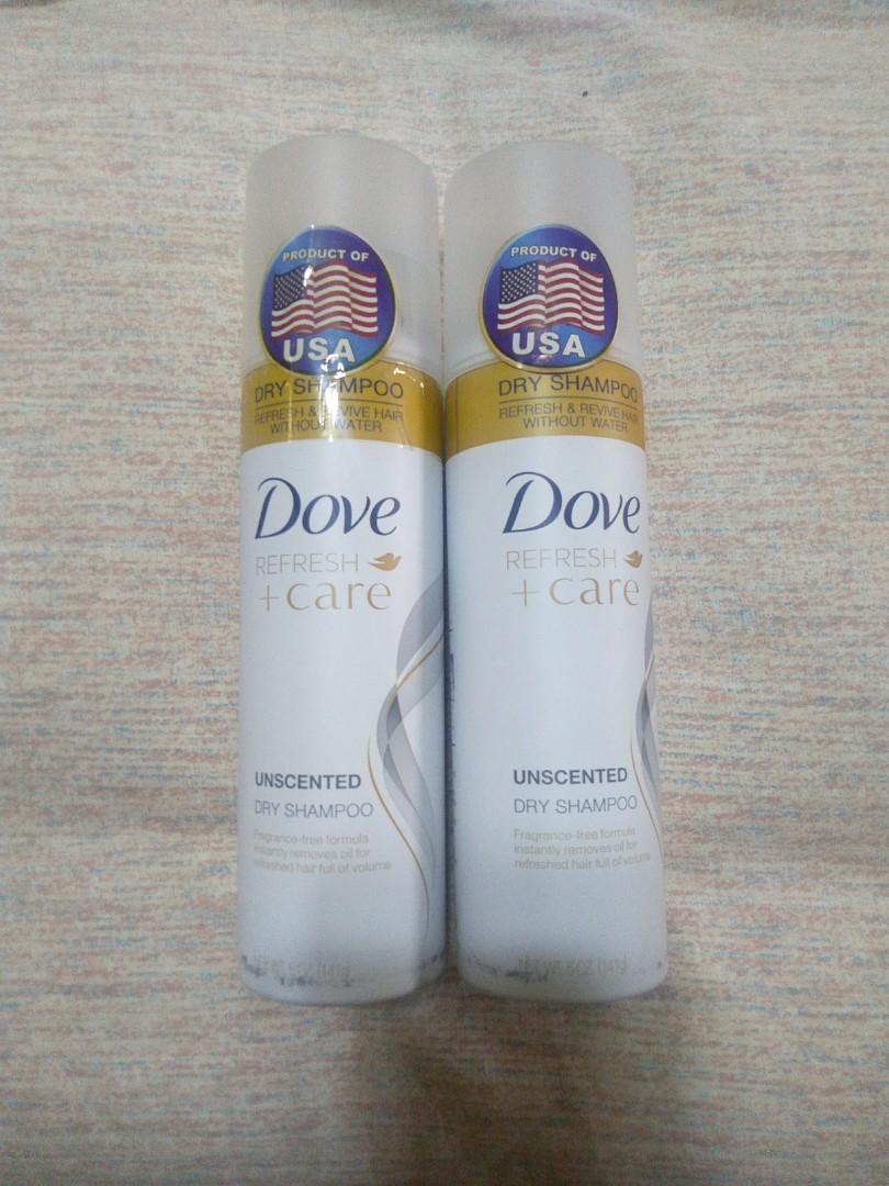 Dove Unscented Dry Shampoo, Beauty & Personal Care, Hair on Carousell