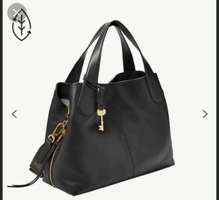 Fossil Maya Satchel Black Barang Mewah Tas Dompet di Carousell