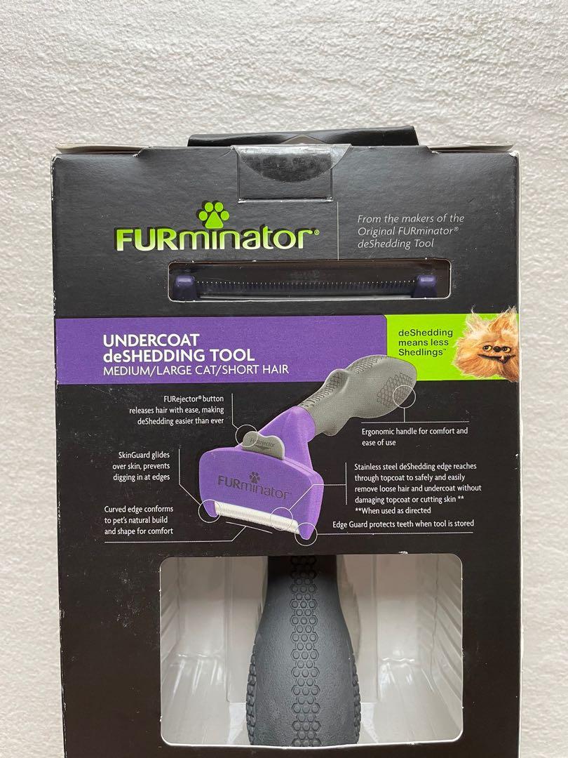 FURminator - medium, short hair cat, Pet Supplies, Homes & Other Pet  Accessories on Carousell