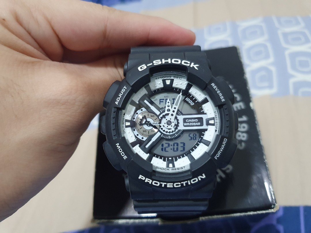 G SHOCK GA110BW FULL SET Men s Fashion Watches Accessories Watches on Carousell