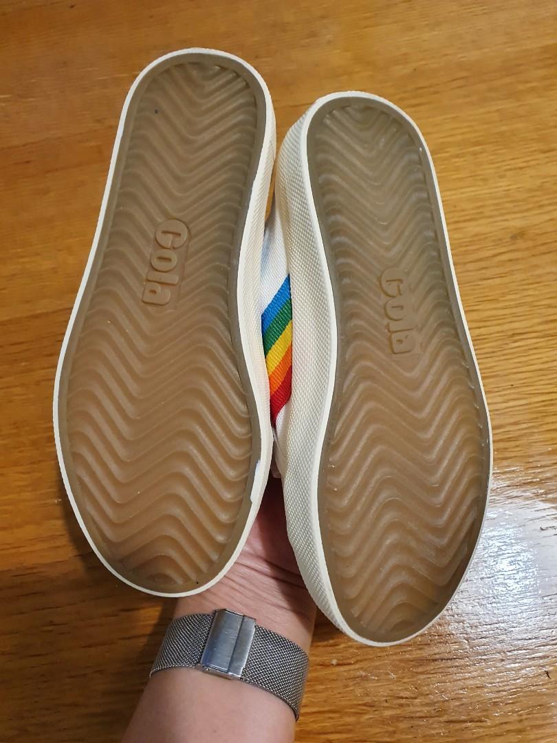 Gola kids white rainbow shoes US size 12 Babies Kids Babies