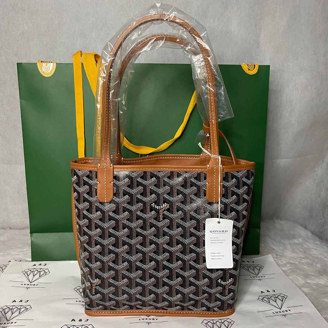 GOYARD Mini Anjou Black/Tan - UNBOXING ! 