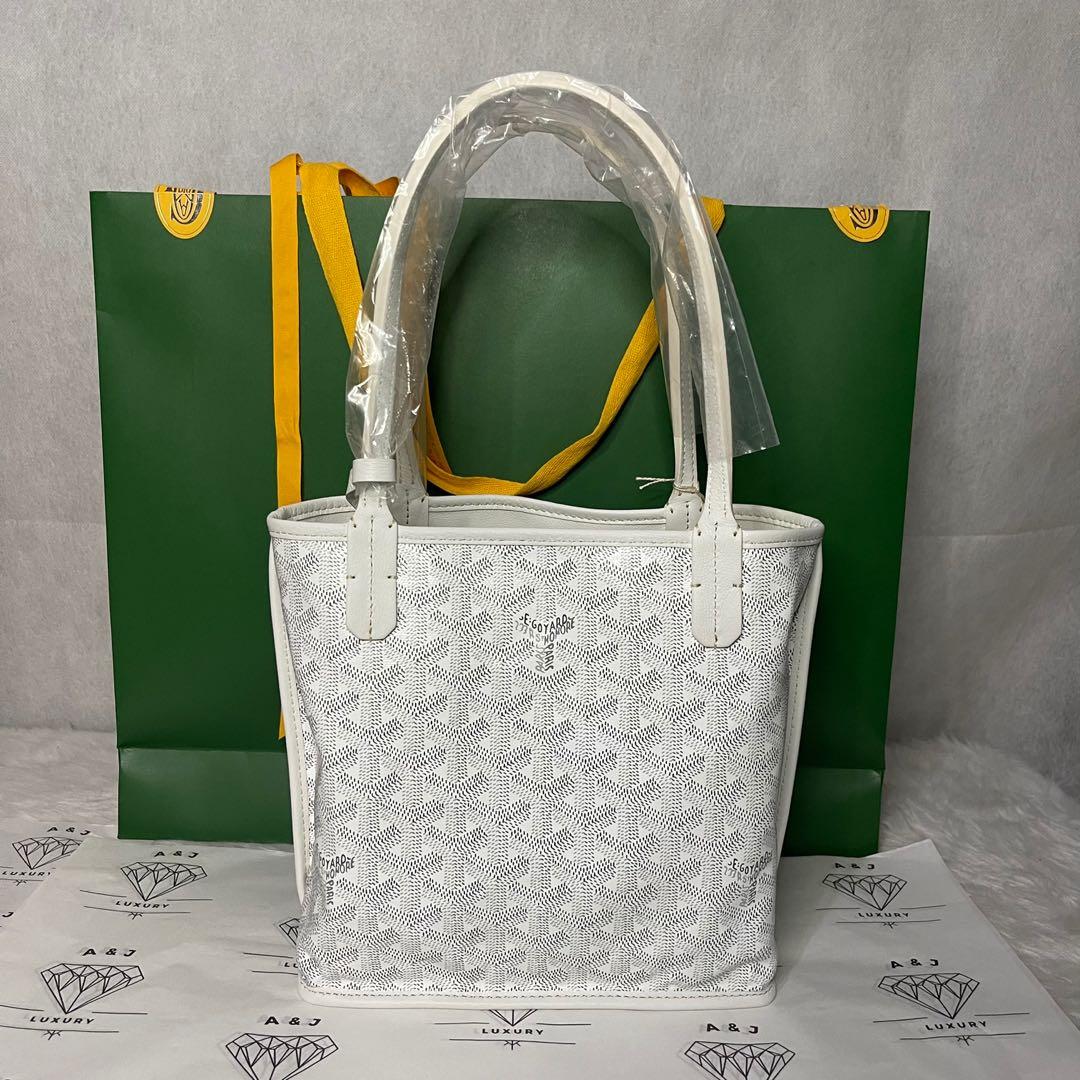 Goyard Anjou Tote Mini White