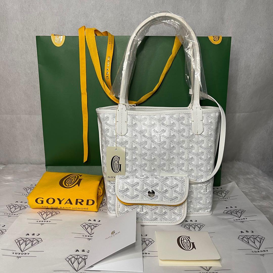 Goyard Anjou Mini Tote, Luxury, Bags & Wallets on Carousell