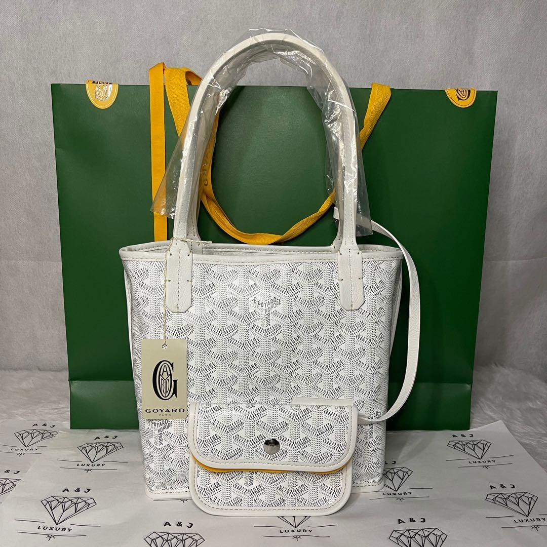 G O Y A R D Anjou Mini Bag Size 20 x 10 x 20 cm White 88,900