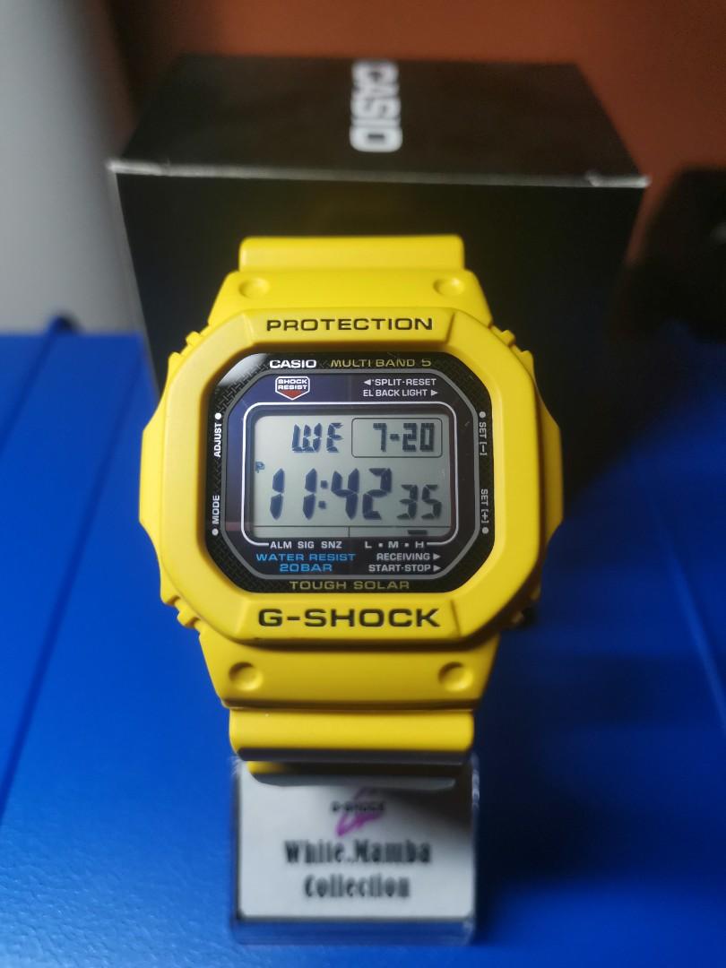 G shock petak kuning best sale