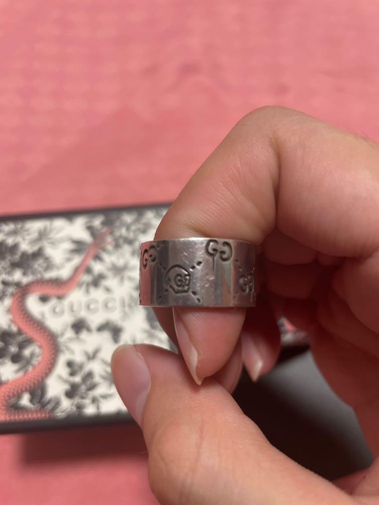 Gucci ghost ring size 16