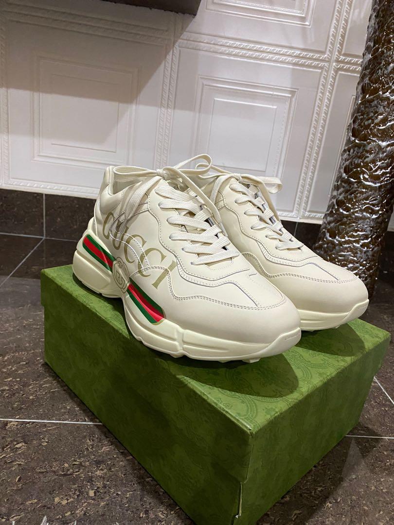 Gucci discount print trainers