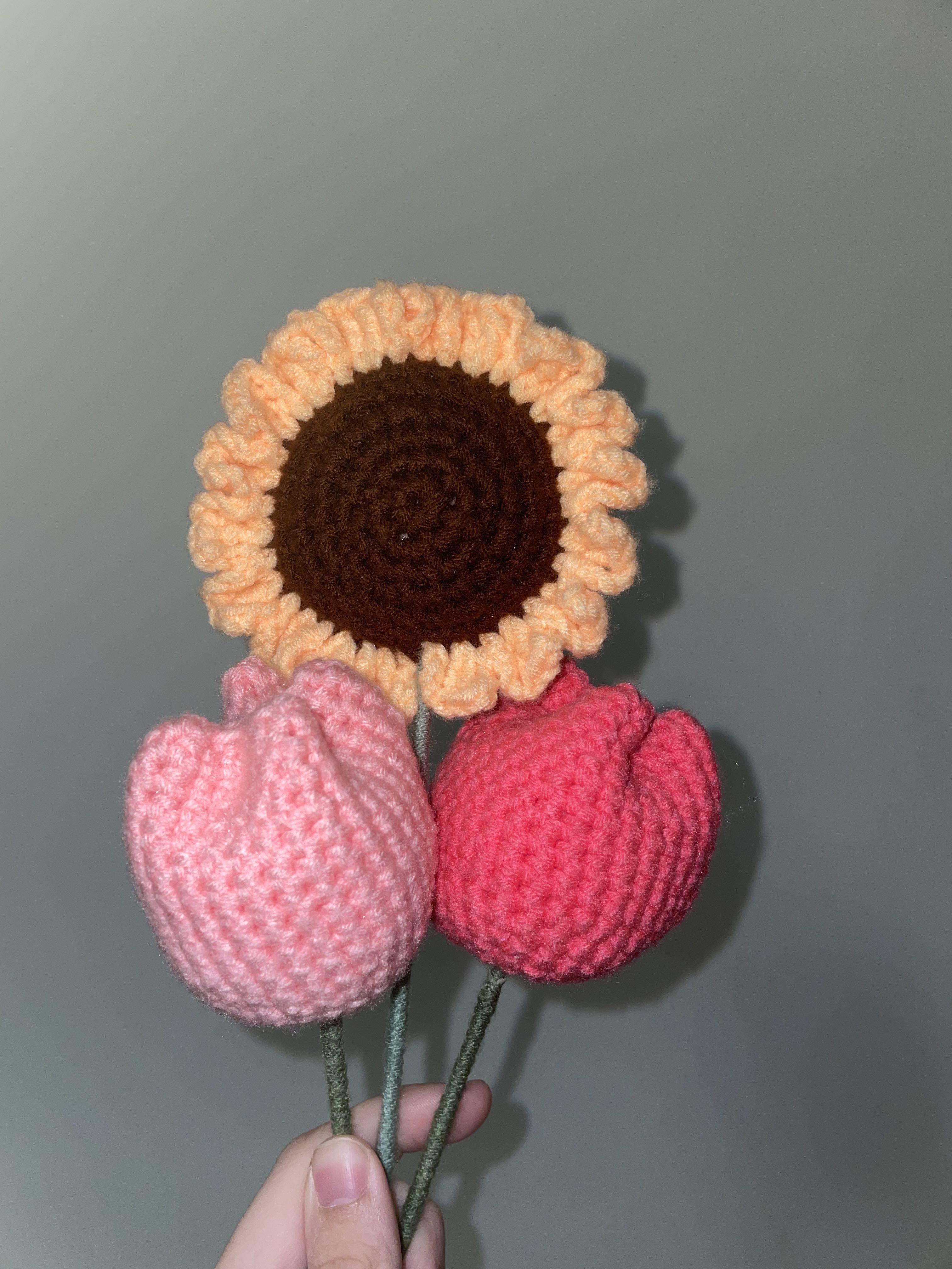 Handmade Crochet Flowers Bouquet
