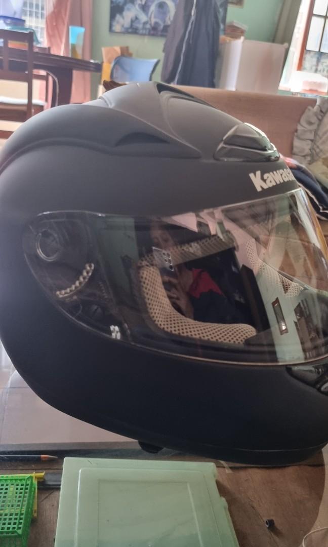 Helmet Ninja kawasaki 250 ori, Motor di 