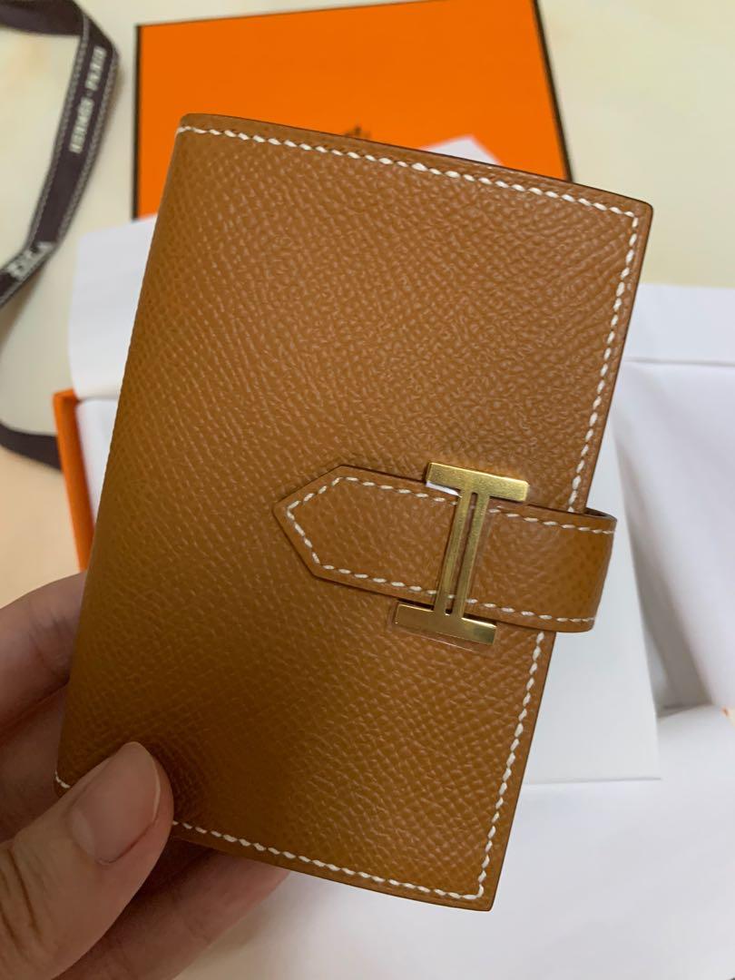 Hermes Bearn mini Wallet, 名牌, 手袋及銀包- Carousell