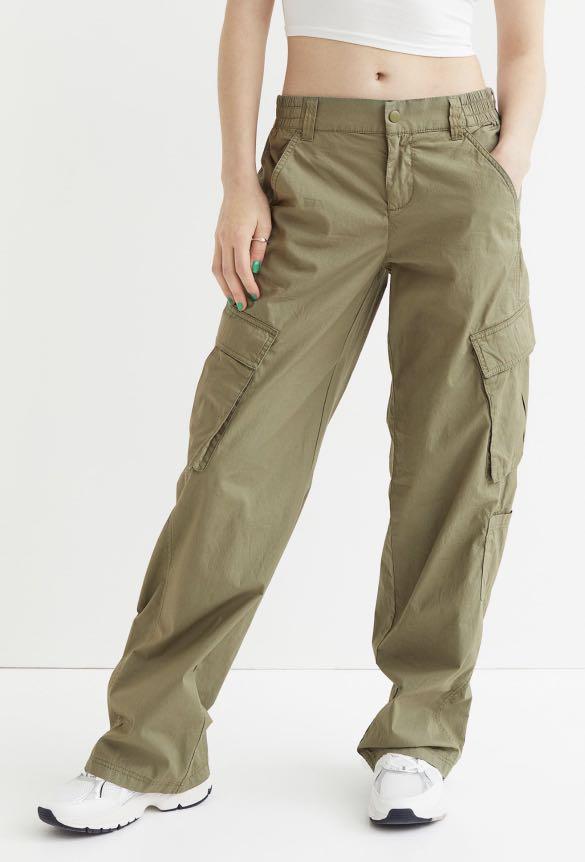 H&M CARGO PANTS, Women's Fashion, Bottoms, Other Bottoms on Carousell