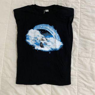 H&M Padded Shoulder Top