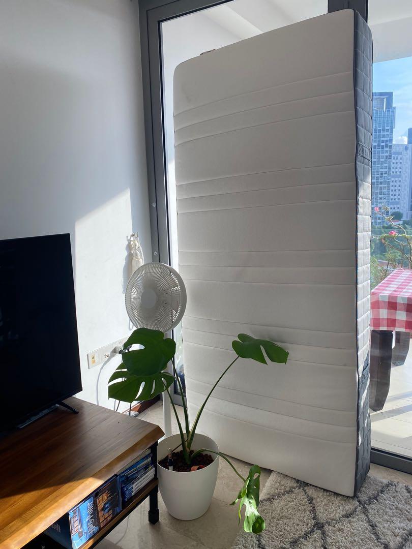 Ikea Single Mattress Hovag/valevag, Furniture & Home Living, Furniture