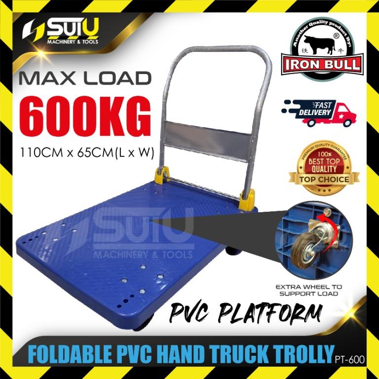 IRON BULL PT600 / PT600 600kg Foldable PVC Hand Truck Trolley