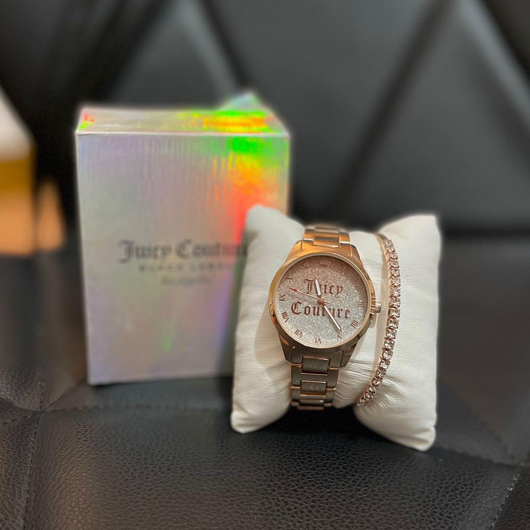 Juicy couture rose gold watch clearance
