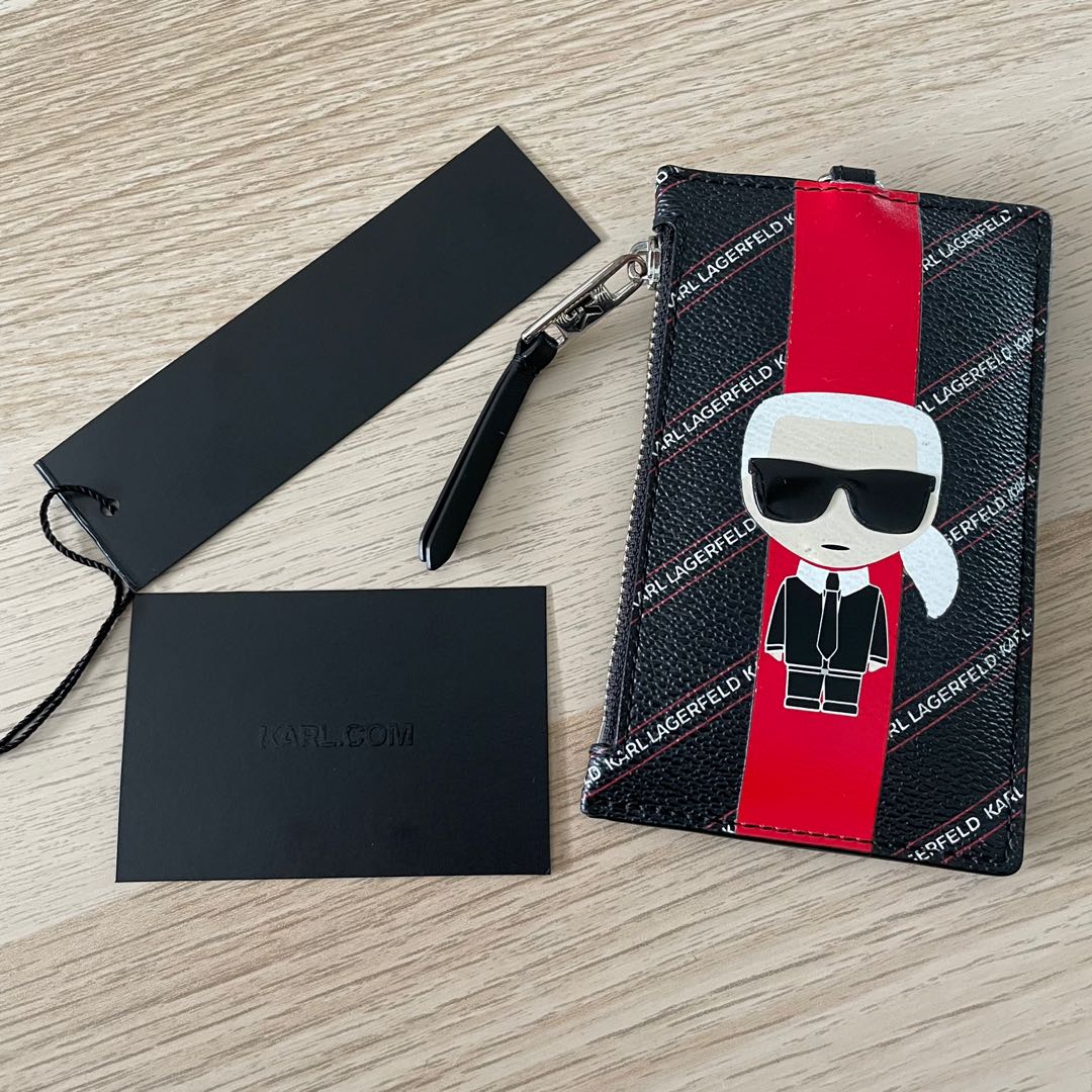 Karl Lagerfeld card holder wallet, Women's Fashion, Bags & Wallets