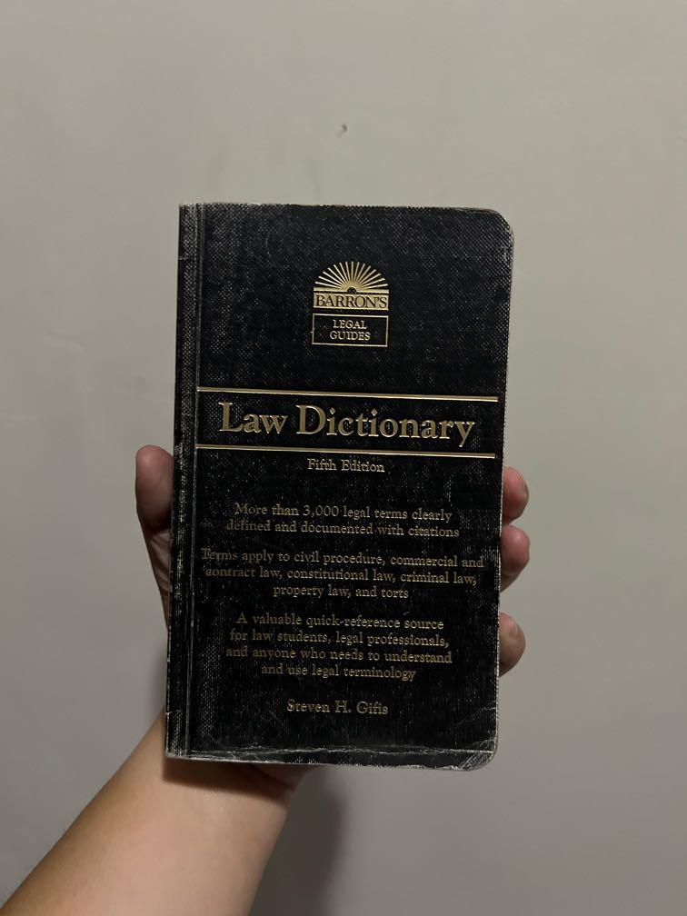Law Dictionary Fifth Edition (Category: Textbooks) located in Del Monte. Submitted by _querencia (Listing ID 1173925042, Image 1). Description: .