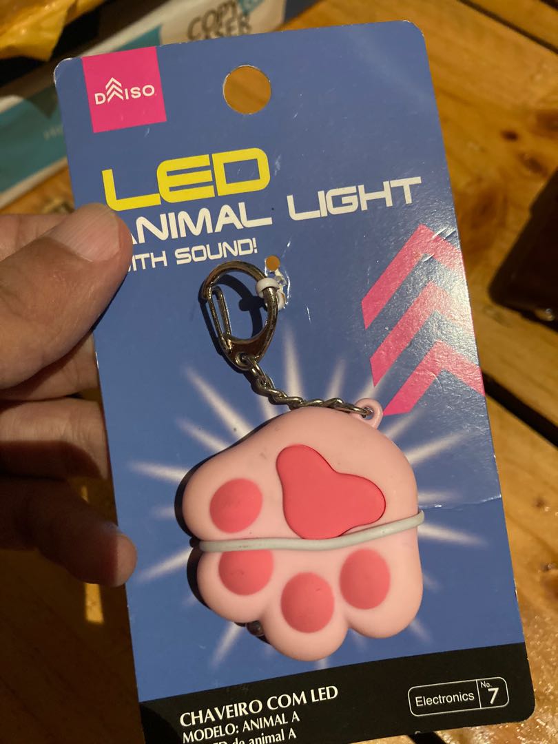 LED Animal Light keychain, Hobbies & Toys, Toys & Games on Carousell