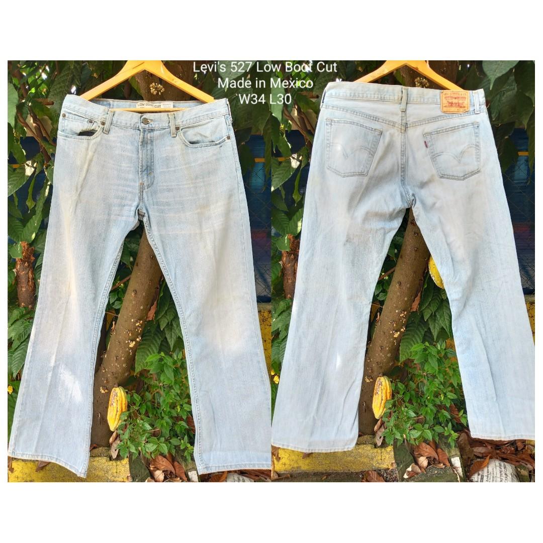 Levi's 527 Low Boot Cut, Men's Fashion, Bottoms, Jeans on Carousell