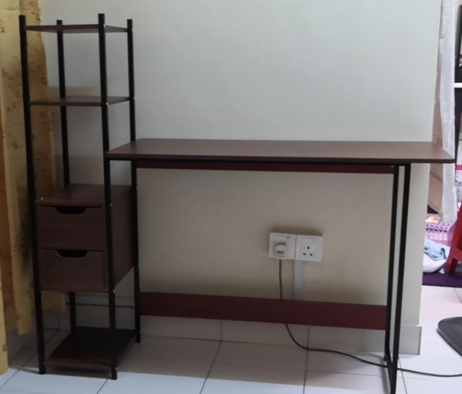 Long Study Table 120CM (Category: Tables & Sets) located in Manila. Submitted by affordshopz (Listing ID 1173853400, Image 3). Description: Computer Table Gaming Table SALE 『 PRODUCT SPECIFICATIONS 』 [ With Drawer ] ➤ Colour: (i) Blue (ii) Walnut (iii) White ➤ Size/Dimension(W x L x H): 120 x 40 x 110cm ➤ Material: Density Fiber board (MDF) ➤ Style: Simple, modern 『 PRODUCT FEATURES 』 ✔ Self-Assembly ✔ Easy installation ✔ Tools included ✔ Anti sl