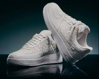 $20,000 Louis Vuitton Nike Air Force 1 Silver Toe By Virgil Abloh