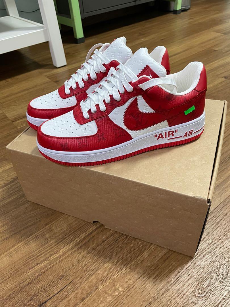 Louis Vuitton And Nike Air Force 1 By Virgil Abloh - White/Comet