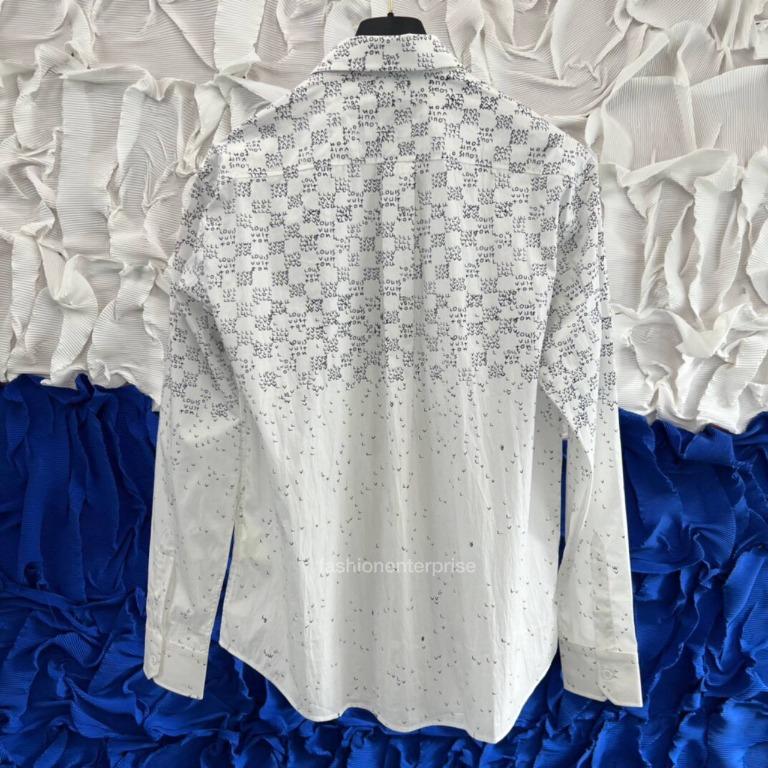 Louis Vuitton Damier Spread Printed Sweatshirt Grey. Size Xs