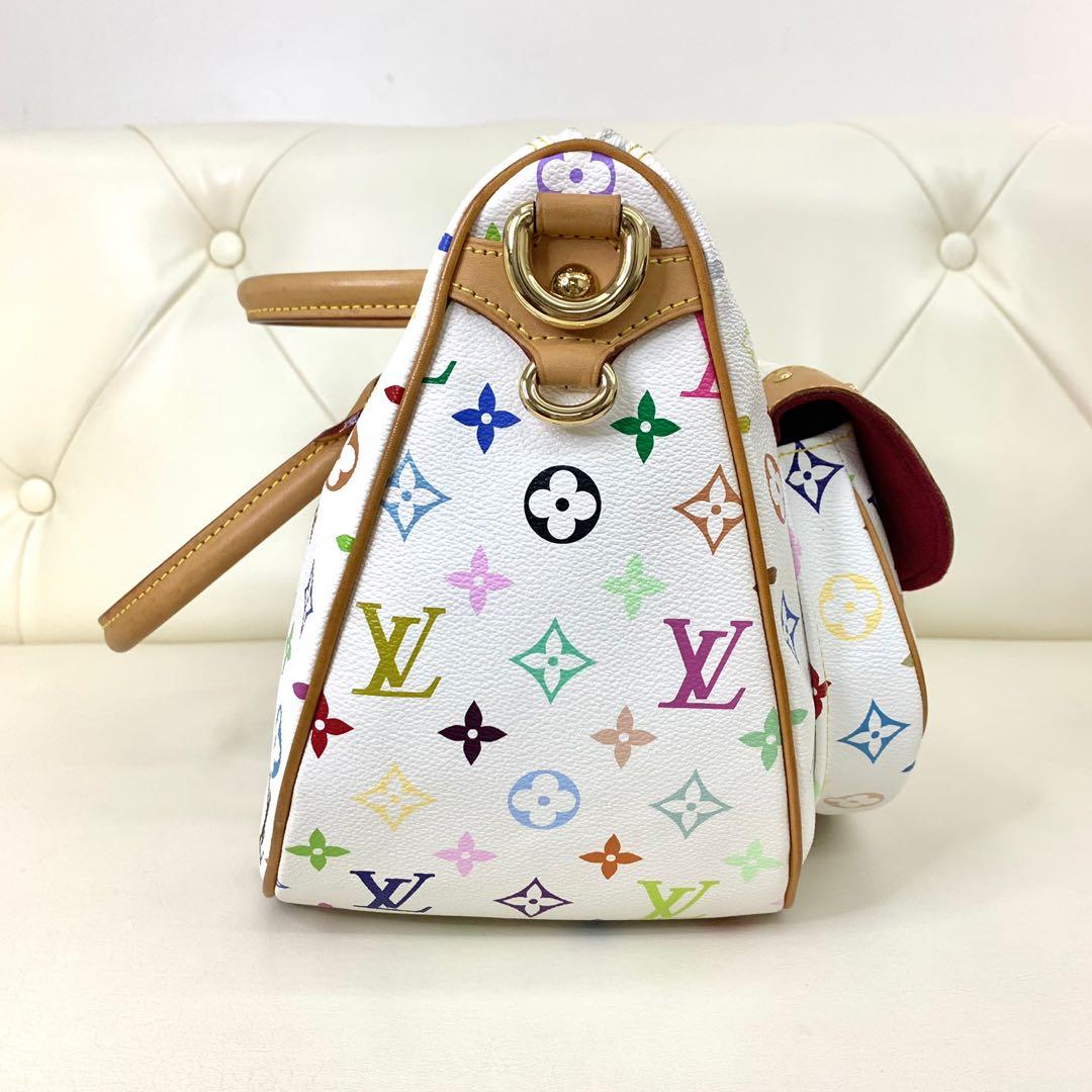 Bags, Large Louis Vuitton Rita White Multi Colored Monogram Lv