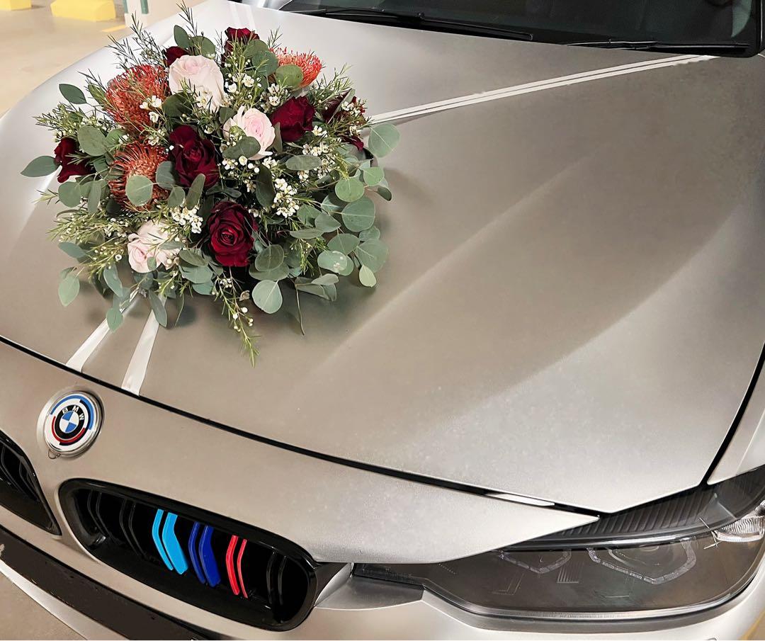 Lucky Gold and Auspicious BMW wedding car exclusively for you, Cars, Car  Rental on Carousell