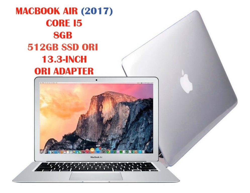 MACBOOK AIR 2017 MODEL CORE I5 8GB RAM 500GB SSD ORI SSD 13.3