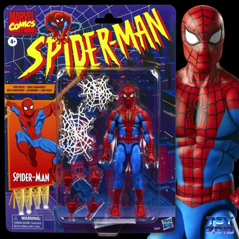 Marvel Legends Spider-Man Cel Shaded Animated Series Retro Collection  Walmart Exclusive, Hobbies & Toys, Toys & Games on Carousell