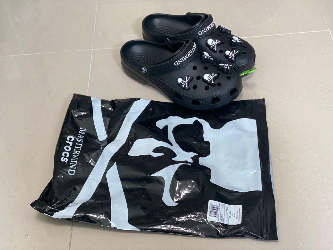 Mastermind x Crocs Classic Clog Black, 男裝, 鞋, 拖鞋- Carousell