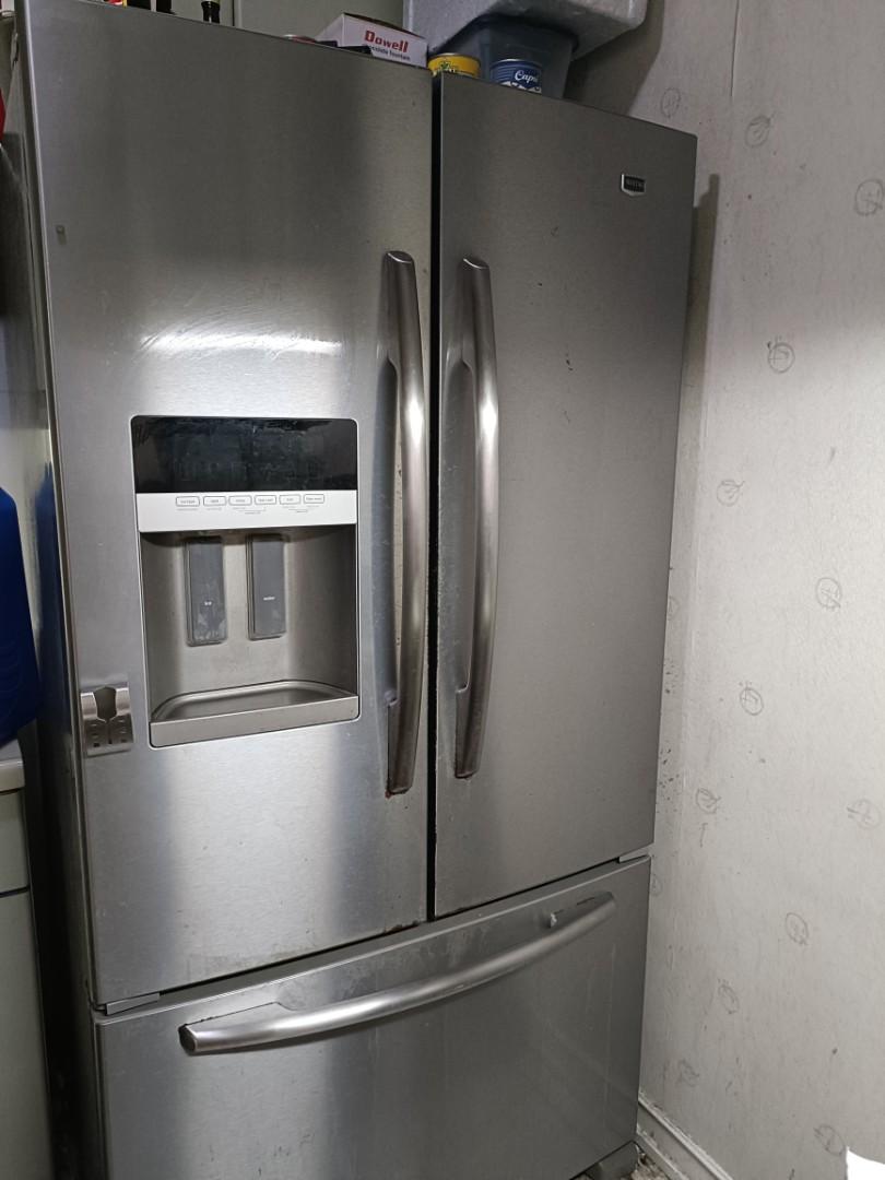 Maytag French door refrigerator, TV & Home Appliances, Kitchen Appliances, Refrigerators and